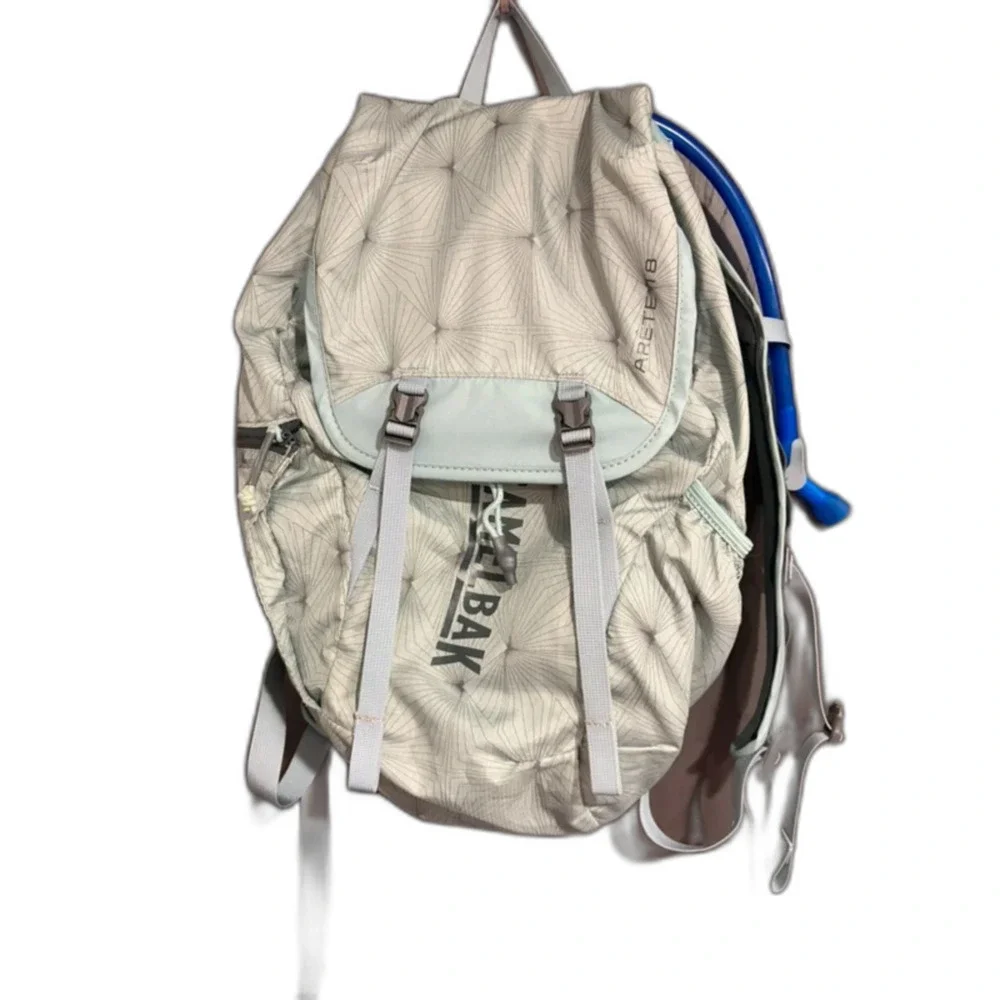 CamelBak Arete 18 Hydration Backpack Turquoise Gray 50oz Reservoir Hiking Pack
